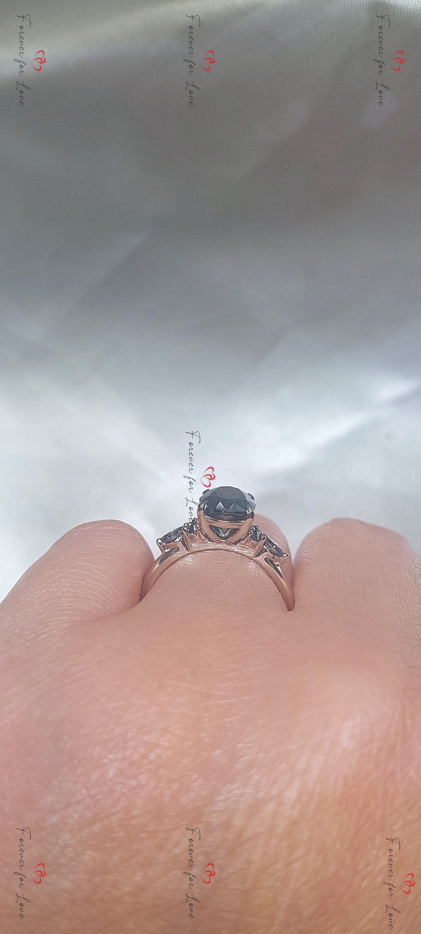 2 Ct Oval Moissanite Solitaire Engagement Ring