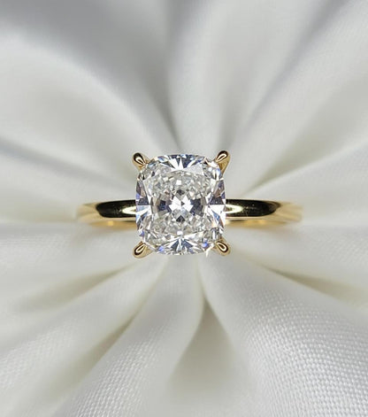 1 Ct GIA Certified Cushion Diamond Engagement Ring