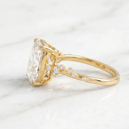 IGI Certified Cushion Lab Diamond Engagement Ring