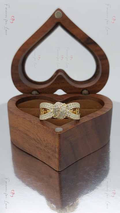 Round Moissanite Wedding Band