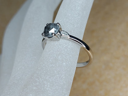 Pear Natural Diamond Engagement Ring