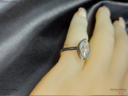 Marquise Diamond, Moissanite Engagement Ring