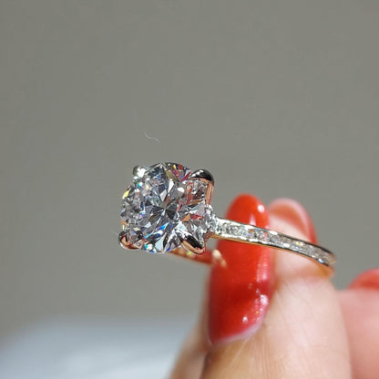 2 Ct IGI Certified Round Lab Diamond Solitaire Engagement Ring