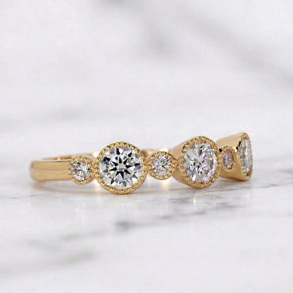 Round Lab Diamond Engagement Ring