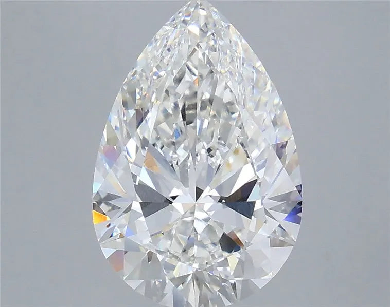 5.00ct Pear Lab Grown Diamond (Colour F, Clarity VVS2, IGI Certified)