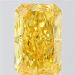 5.32ct Radiant Lab Grown Diamond (Colour Fancy Vivid Yellow, Clarity VS2, IGI Certified)