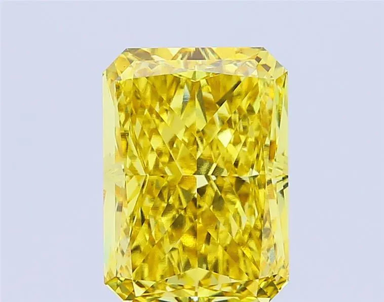 5.76ct Radiant Lab Grown Diamond (Colour Fancy Vivid Yellow, Clarity VVS2, IGI Certified)