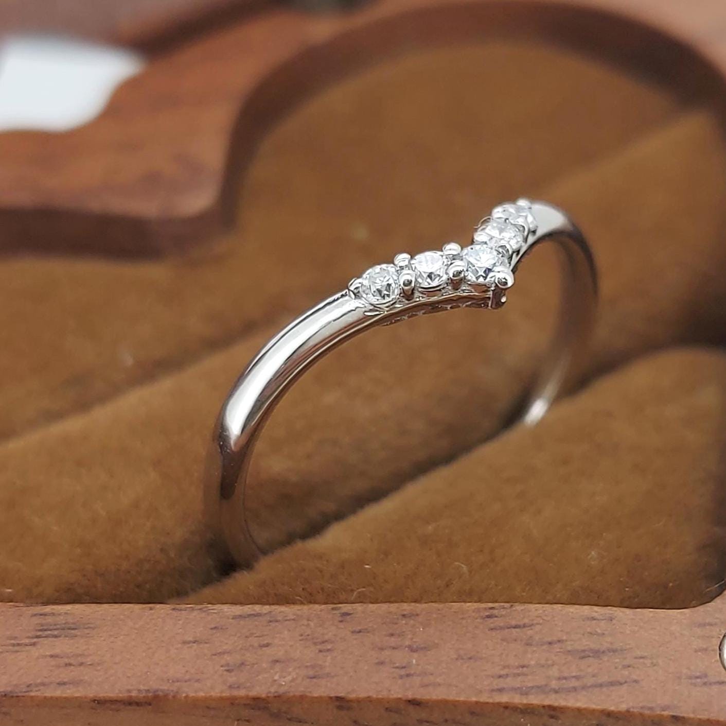Round Lab Diamond Stacking Ring