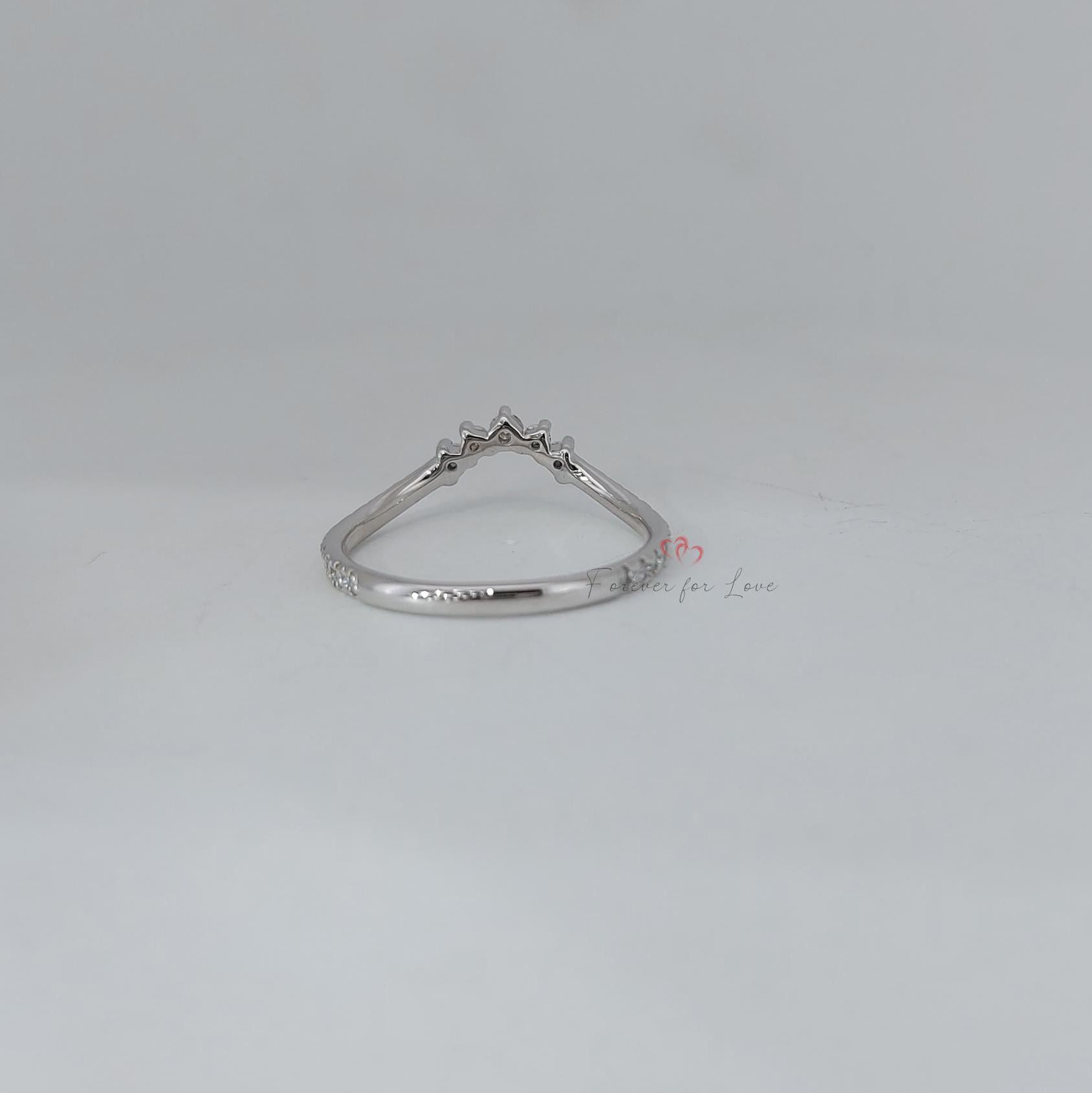 Round Lab Diamond Stacking Ring
