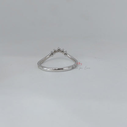 Round Lab Diamond Stacking Ring