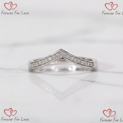 Round Lab Diamond Stacking Ring