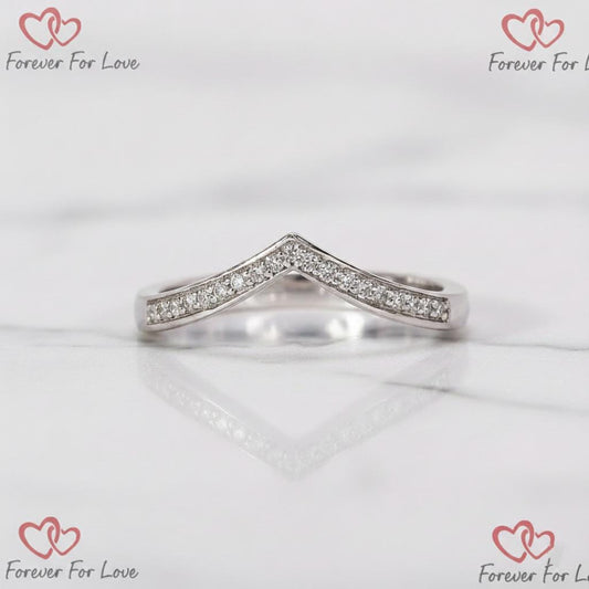 Round Lab Diamond Stacking Ring