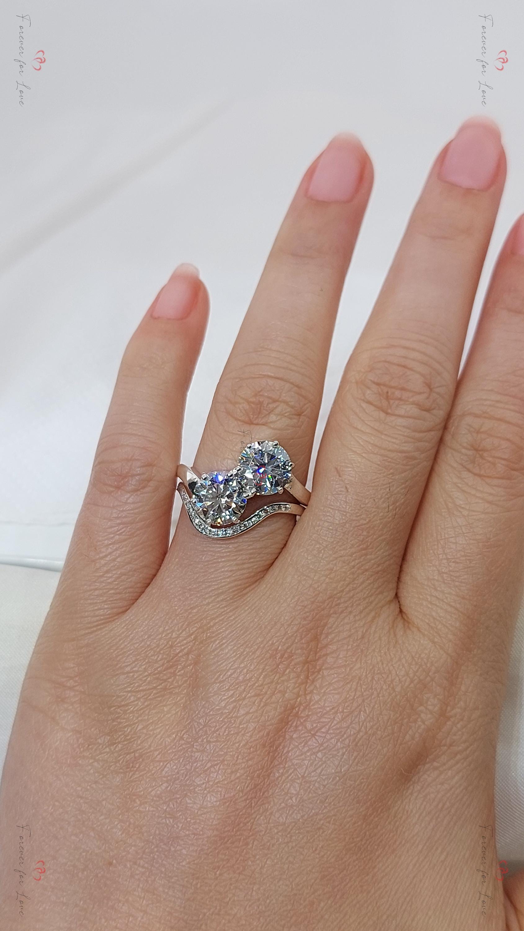 4 Ct IGI Certified Round Lab Diamond Engagement Ring