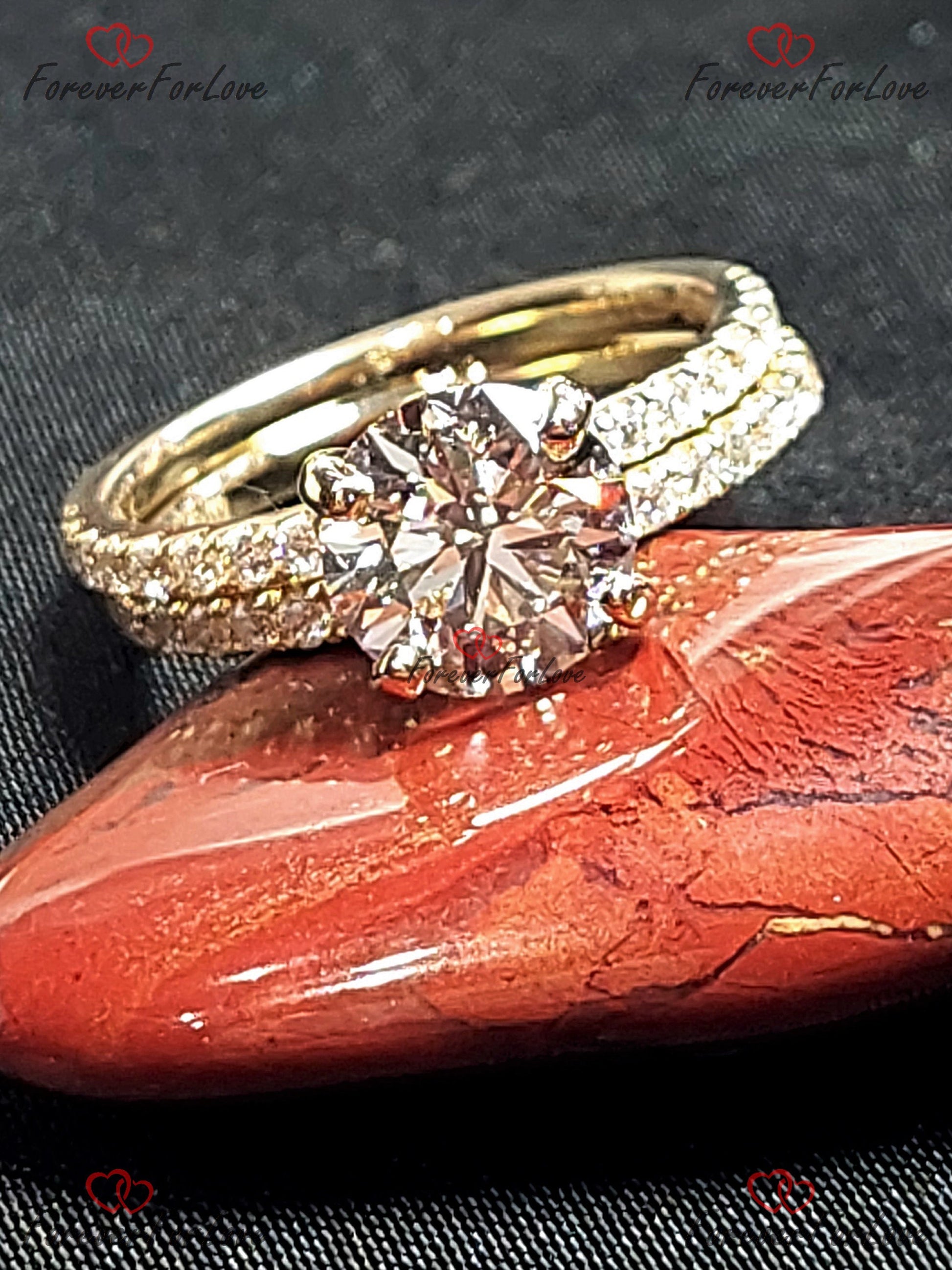 1.82 Ct IGI Certified Round Lab Diamond Engagement Ring