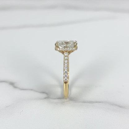 1.8 Ct IGI Certified Cushion Lab Diamond Solitaire Engagement Ring