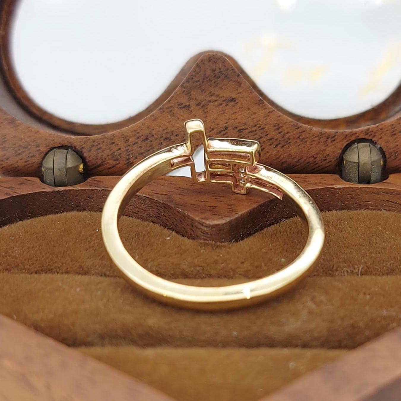 Round Lab Diamond Stacking Ring