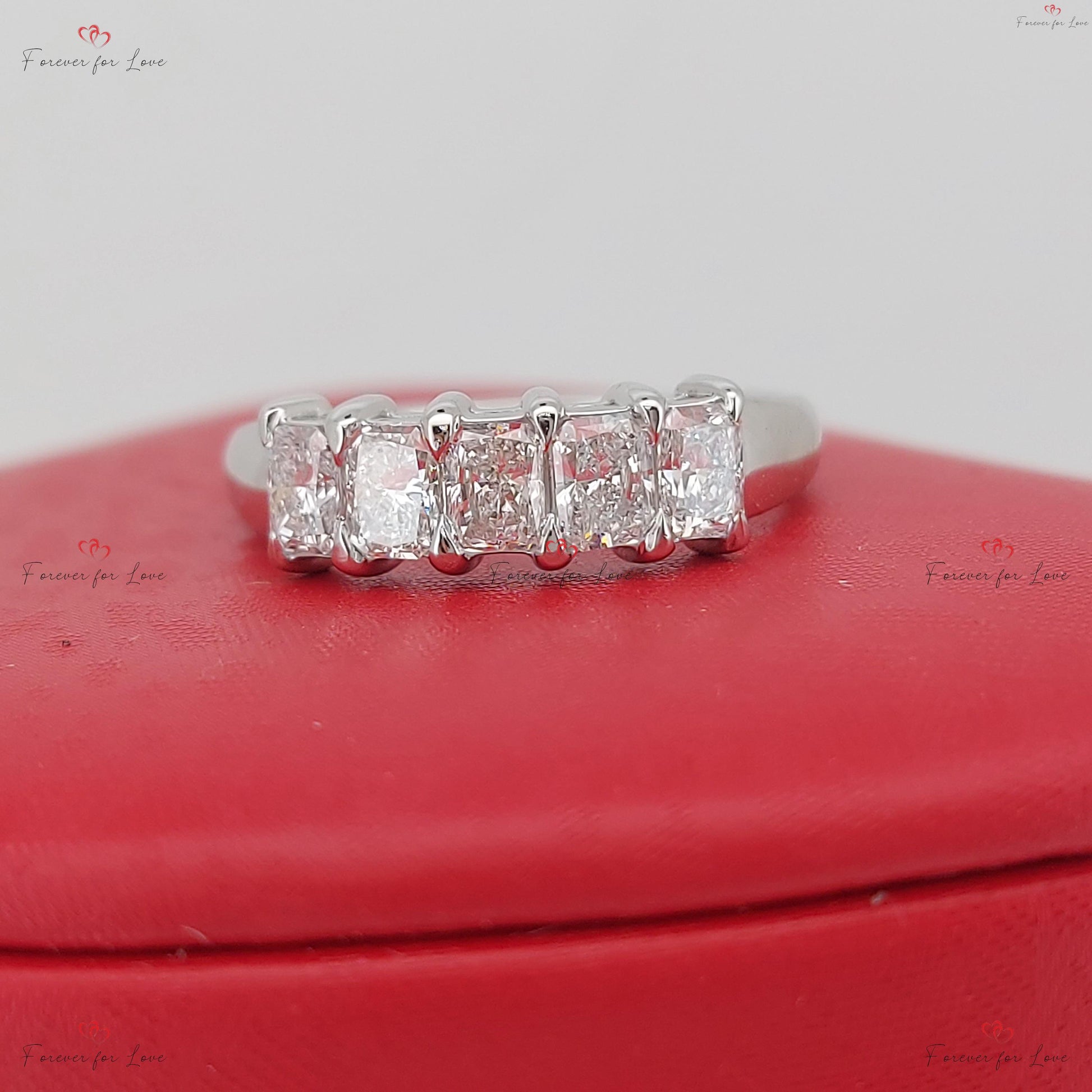 Radiant Lab Diamond Half Eternity Band