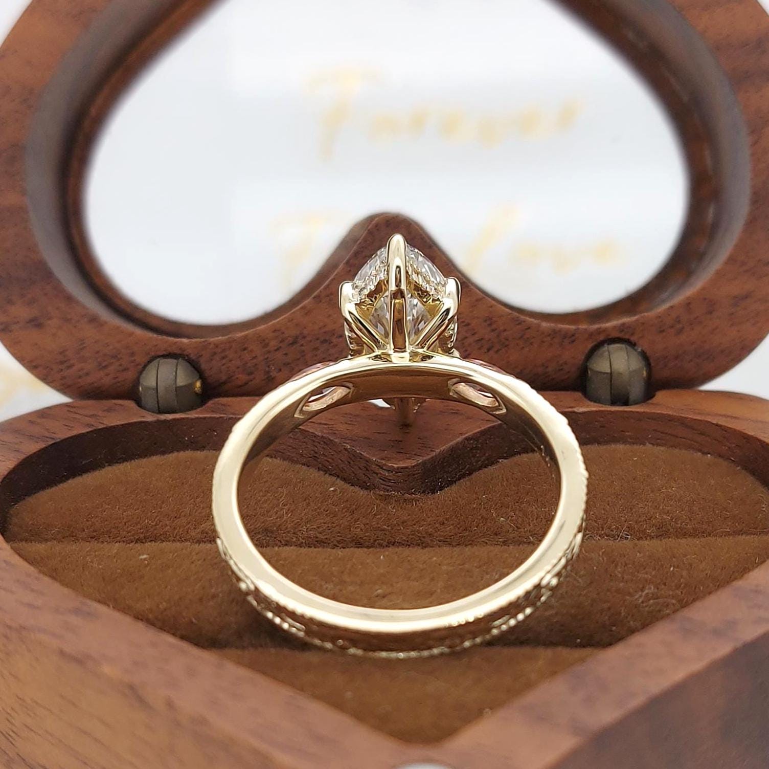 IGI Certified Marquise Lab Diamond Band