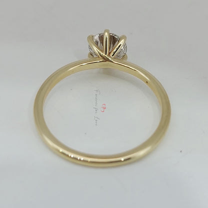 2 Ct Round Diamond Solitaire Engagement Ring