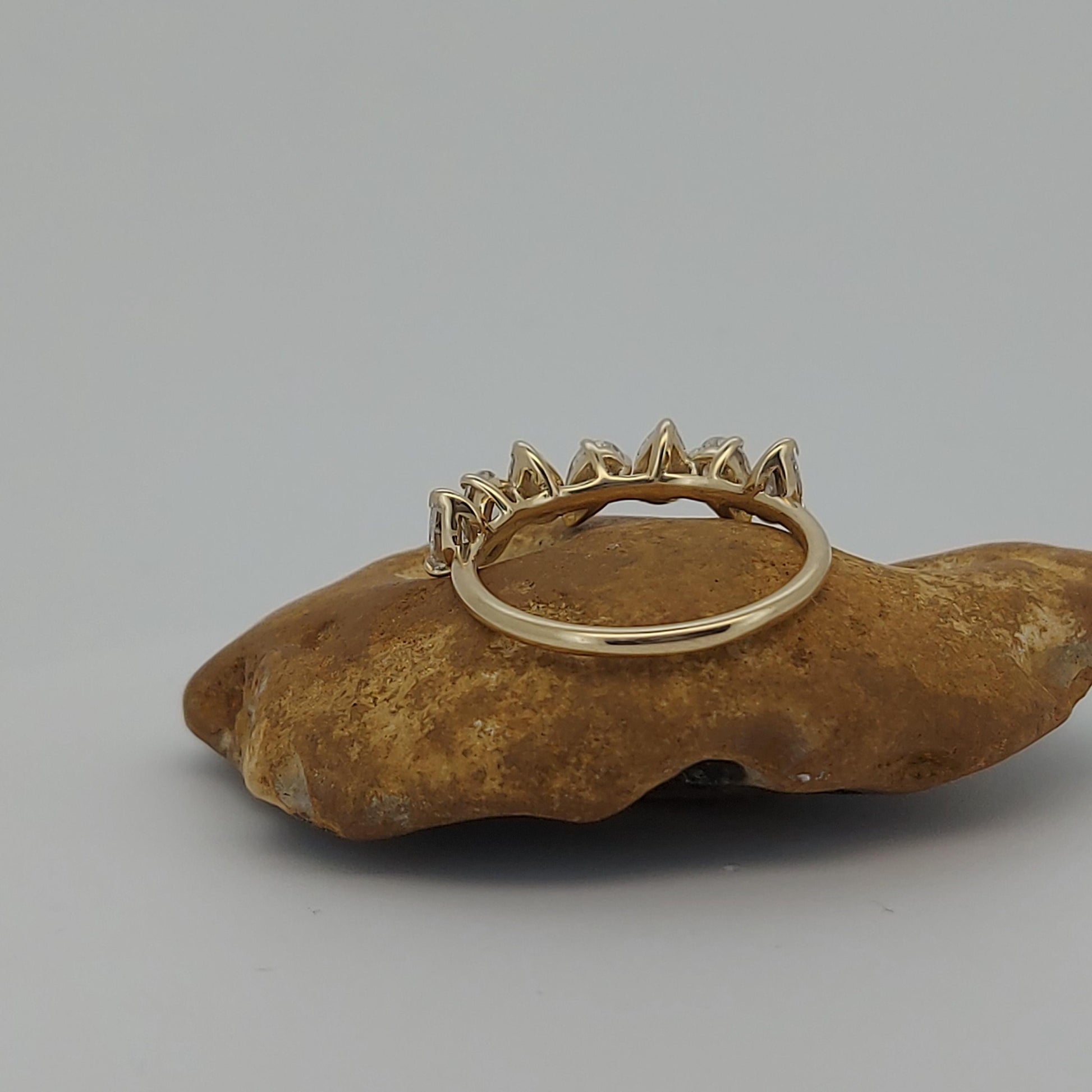 Pear Lab Diamond Half Eternity Band