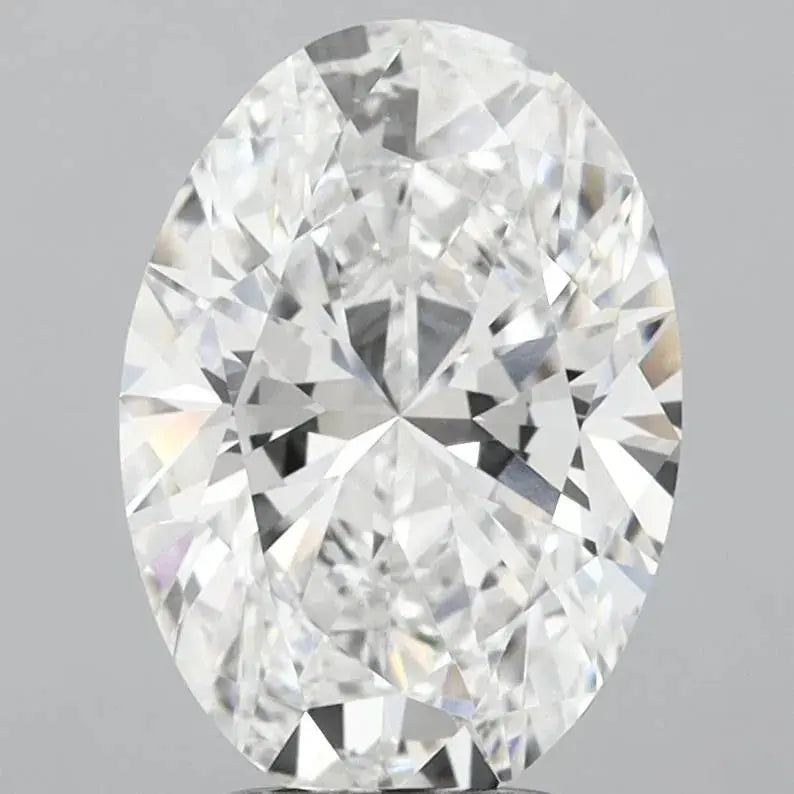 3.50ct Oval Lab Grown Diamond (Colour E, Clarity VVS2, IGI Certified) Forever For Love