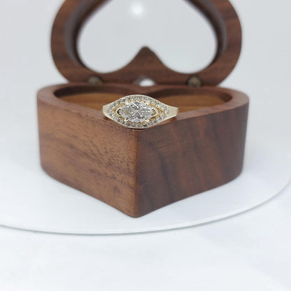 0.5 Ct Marquise Diamond Band