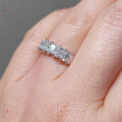 Radiant Lab Diamond Half Eternity Band