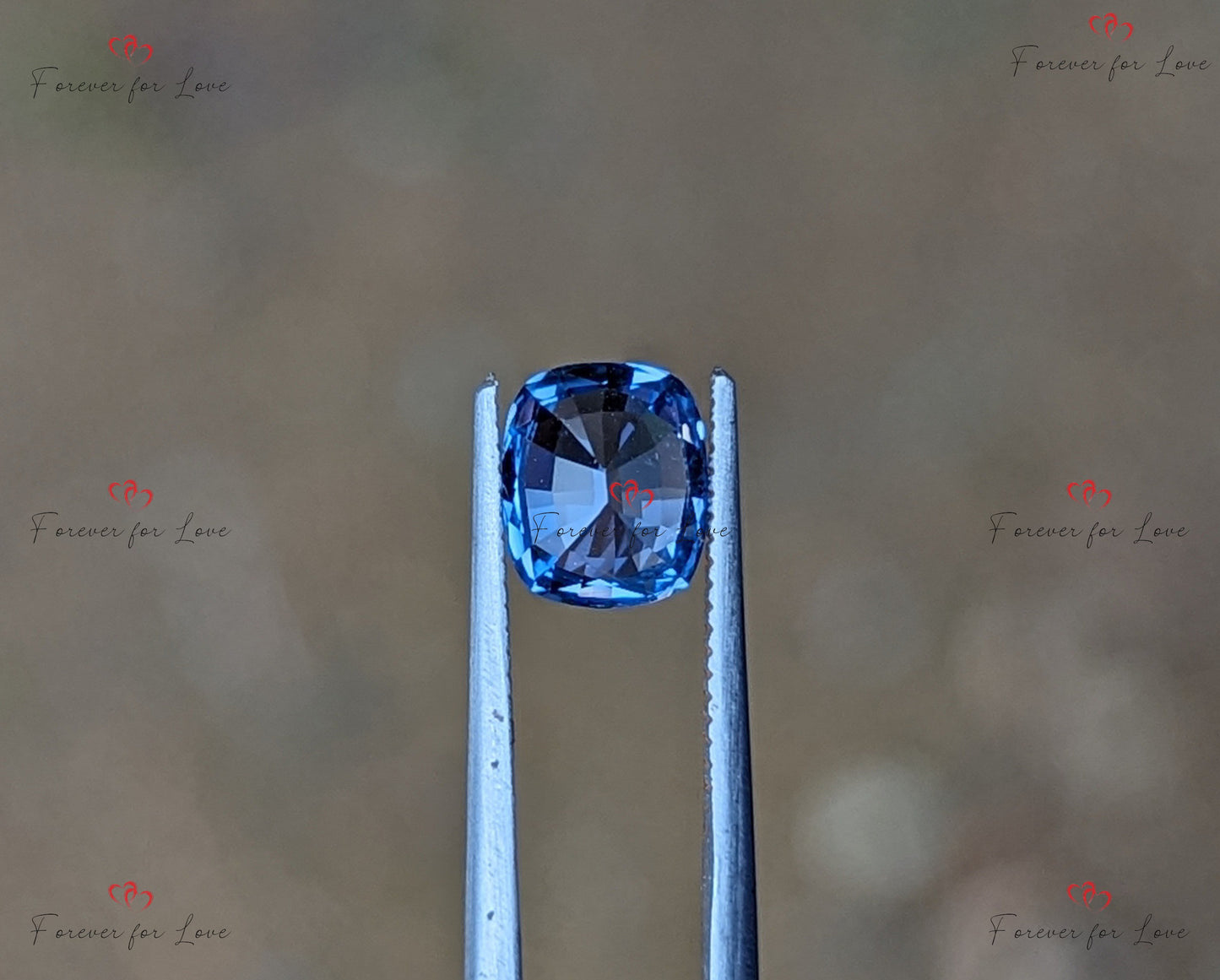 Unique 1.4Ct Earth-mined Ceylon unheated Untreated blue  sapphire, custom jewellery, hand made piece. Moissanite engagement ring in Gold or Platinum — custom handcrafted by Forever For Love