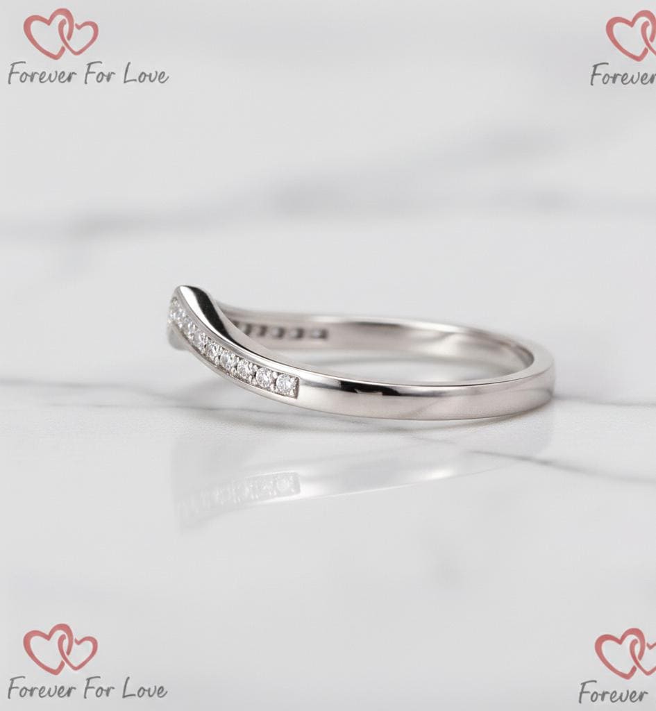 Round Lab Diamond Stacking Ring