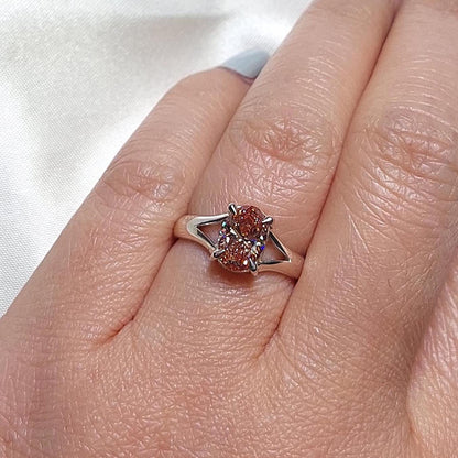 IGI Certified Oval Lab Diamond Engagement Ring