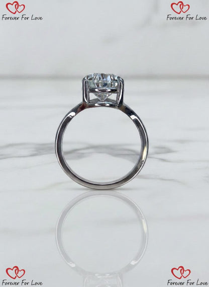 3 Ct IGI Certified Pear Lab Diamond Solitaire Engagement Ring