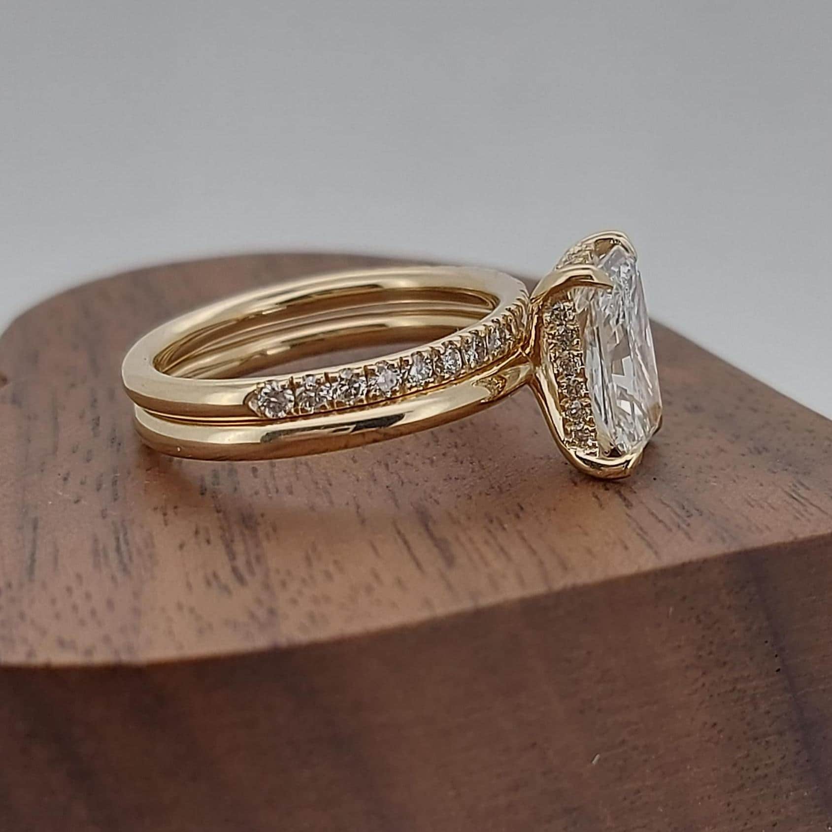 1.76 Ct Radiant Lab Diamond Eternity Band