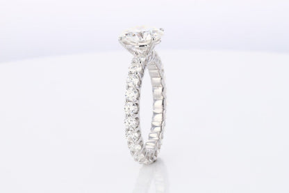 2 Ct Round Moissanite Eternity Band