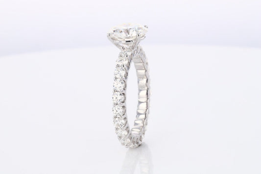 2 Ct Round Moissanite Eternity Band