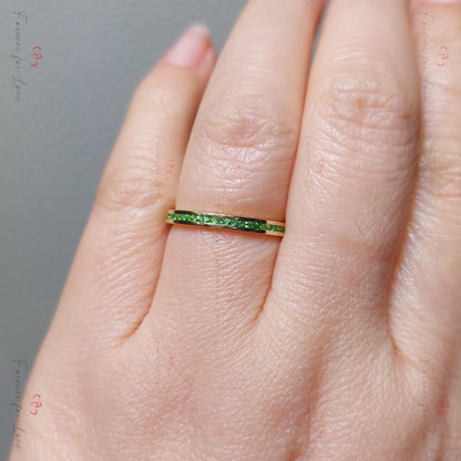 Emerald Engagement Ring