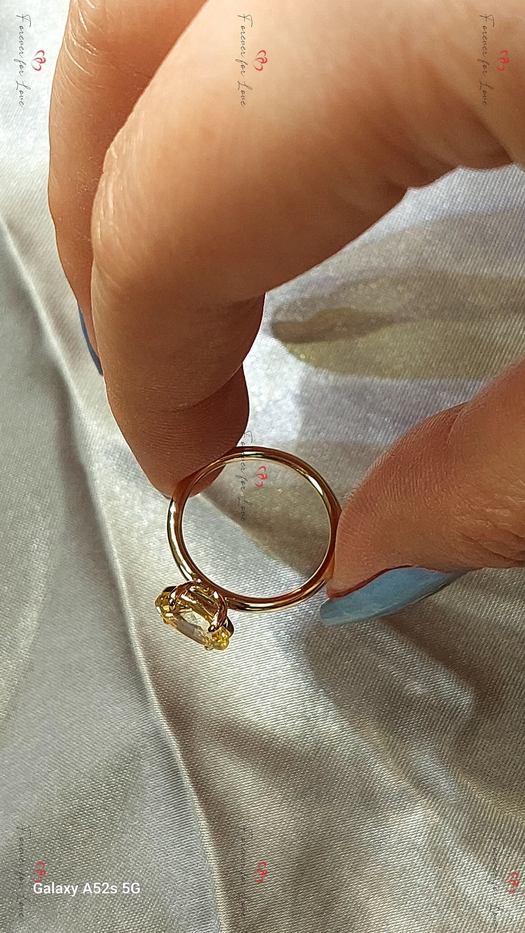 2 Ct Oval Yellow Sapphire Engagement Ring