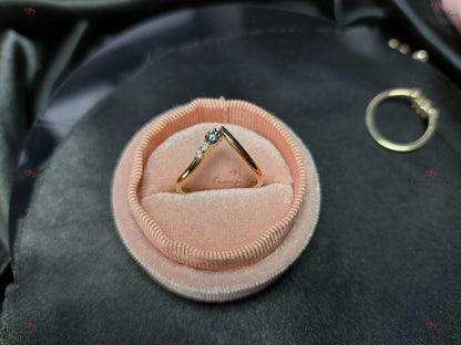 Baguette Moissanite Engagement Ring
