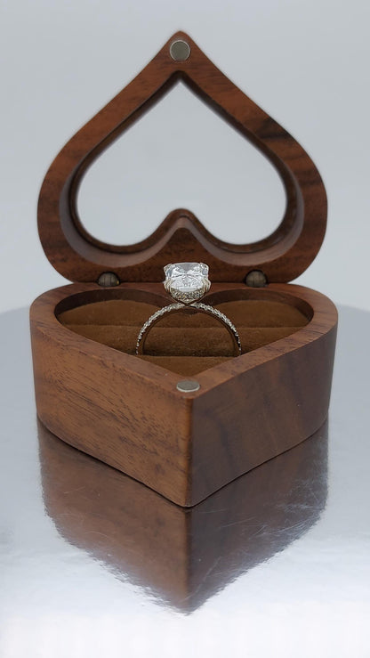 3 Ct IGI Certified Cushion Lab Diamond Engagement Ring