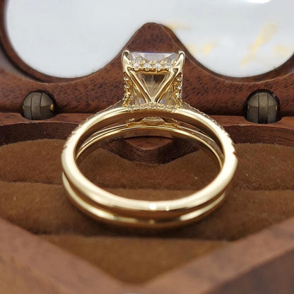 3.00 Ct Radiant Moissanite Eternity Band