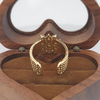 Pear Diamond Wedding Band