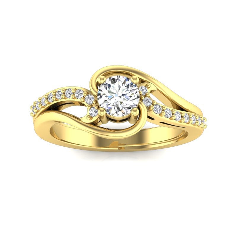 1,5 Karat IGI-zertifizierter Labor-Diamant Solitär-Verlobungsring Moissanite engagement ring in 935er Argentium Silber — custom handcrafted by Forever For Love