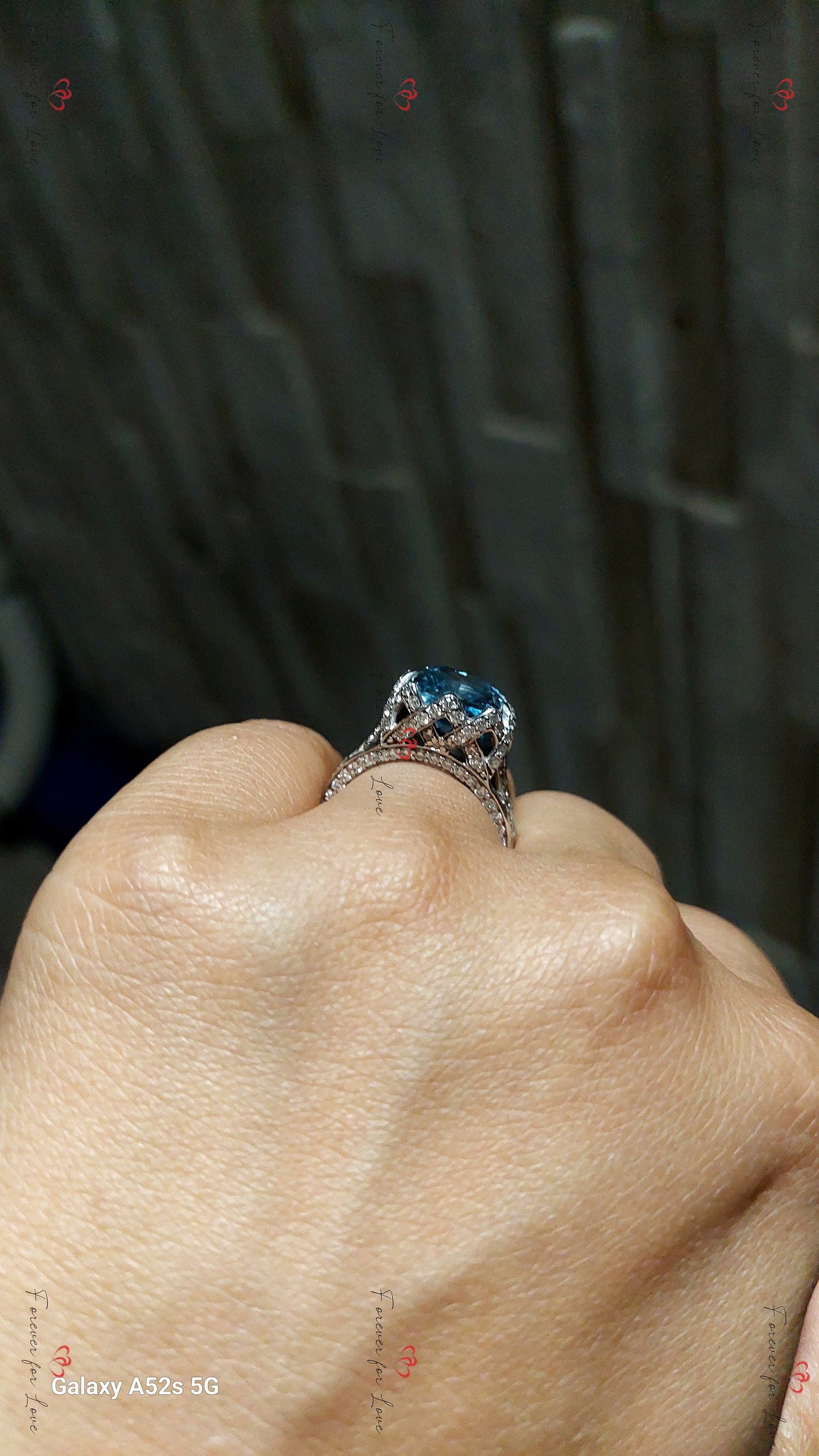 5 Ct Cushion Lab Diamond Engagement Ring with Side Stones Cushion cut 1Ct Moissanite Brilliant Cut engagement ring in 935 Argentium Silver — custom handcrafted by Forever For Love