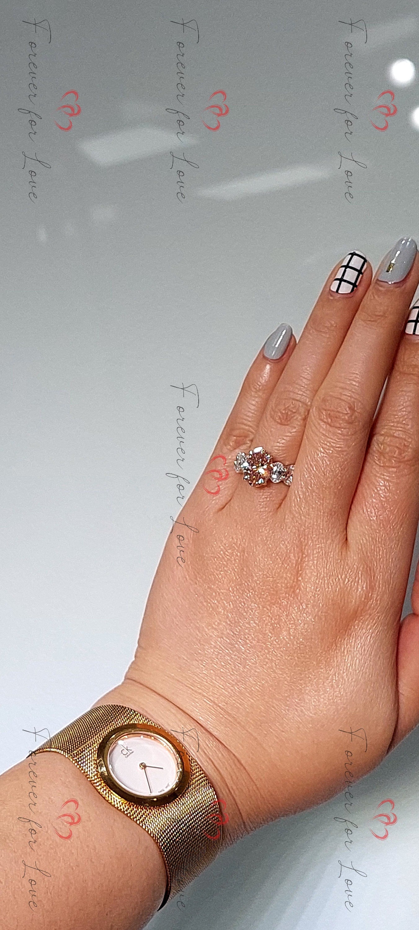6 Ct IGI Certified Oval Lab Diamond Engagement Ring
