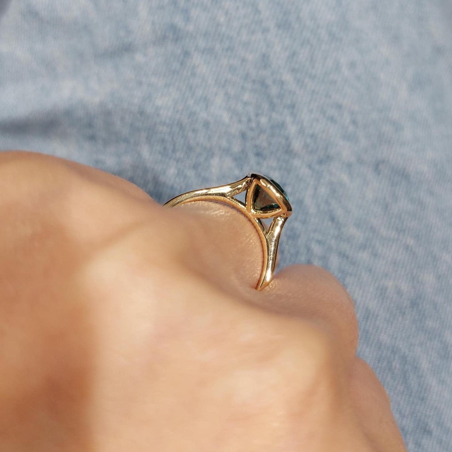 2 Ct Oval Moissanite Solitaire Engagement Ring Oval cut 1Ct Moissanite Brilliant Cut engagement ring in 935 Argentium Silver — custom handcrafted by Forever For Love