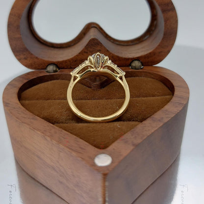 Oval Lab Diamond Engagement Ring