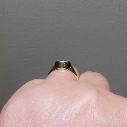 1.5 Ct Lab Diamond Solitaire Engagement Ring