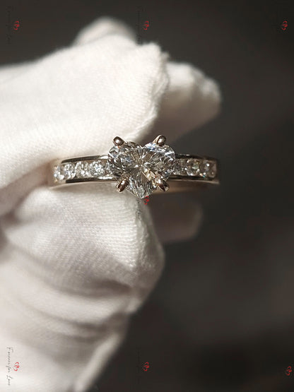 1.5 Ct Lab Diamond Engagement Ring
