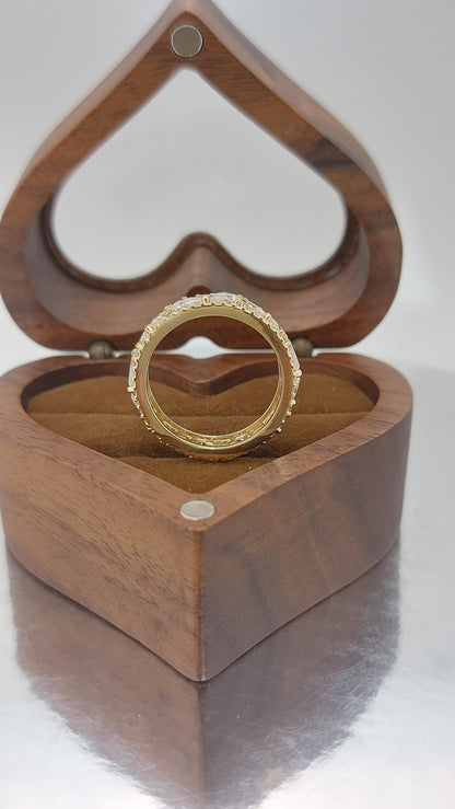 Pear Diamond Full Eternity Band
