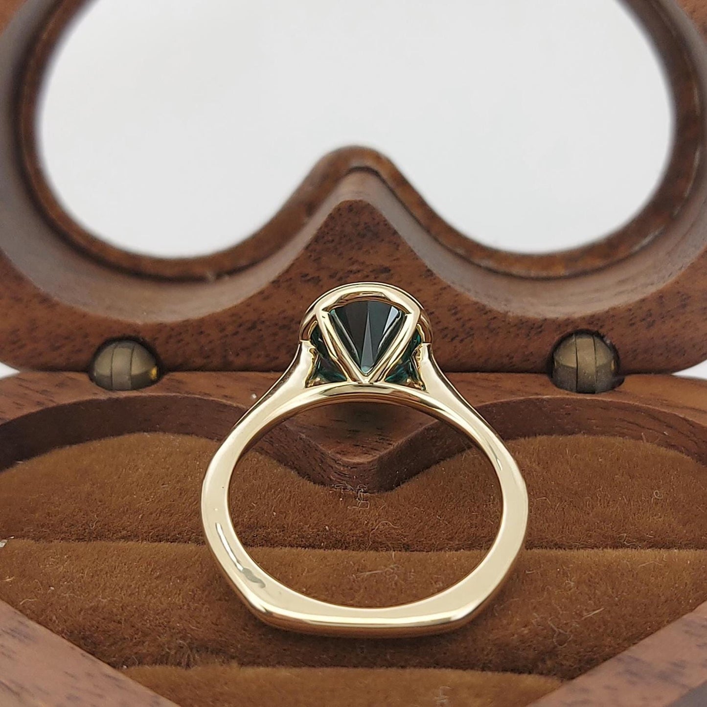 2 Ct Oval Moissanite Solitaire Engagement Ring Oval cut 1Ct Moissanite Brilliant Cut engagement ring in 935 Argentium Silver — custom handcrafted by Forever For Love