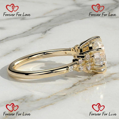 2.4 Ct IGI Certified Round Lab Diamond Solitaire Ring
